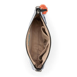 Sakroots Lumi Crossbody - Straw - Black and White Woven