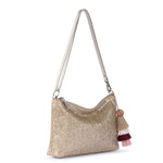 Sakroots Lumi Crossbody - Straw - Pyrite Straw