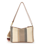 Sakroots Lumi Crossbody - Straw - Tobacco Batik Woven