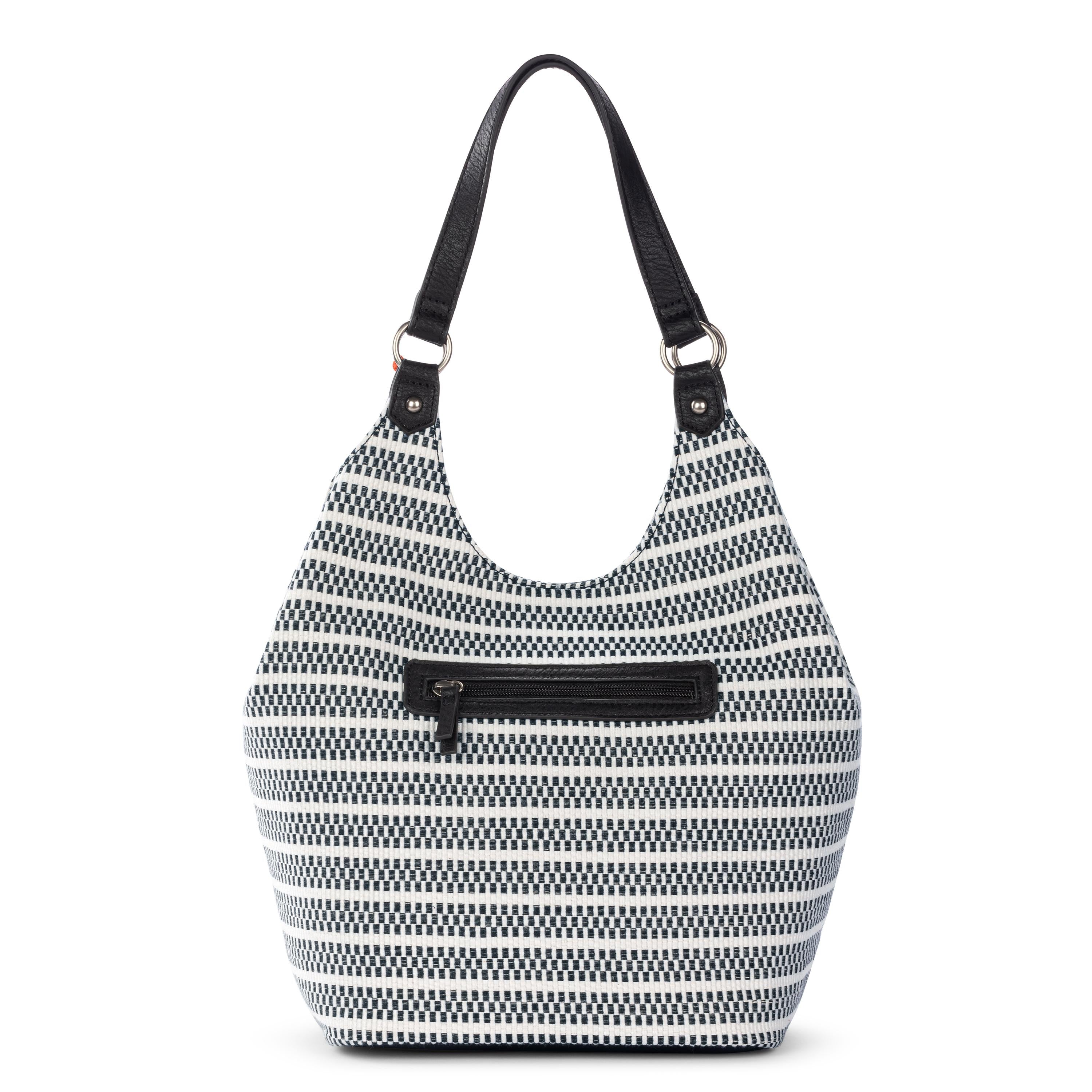 Sakroots Roma Shopper - Straw - Black and White Woven