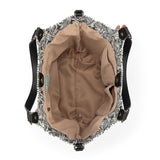 Sakroots Roma Shopper - Straw - Black and White Woven