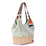 Sakroots Roma Shopper - Canvas - Natural Leaf