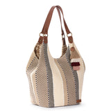 Sakroots Roma Shopper - Straw - Tobacco Batik Woven