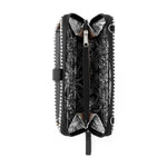 Sakroots Smartphone Wallet - Straw - Black and White Woven