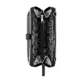 Sakroots Smartphone Wallet - Straw - Black and White Woven