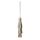 The Sak Cypress Tassel Dangle - Leather - Pyrite