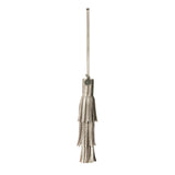 The Sak Cypress Tassel Dangle - Leather - Pyrite