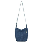 The Sak Los Feliz Crossbody - Hand Crochet - Denim Tonal Straw