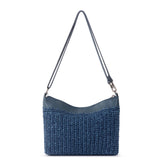 The Sak Lumi Crossbody - Hand Crochet - Denim Tonal Straw