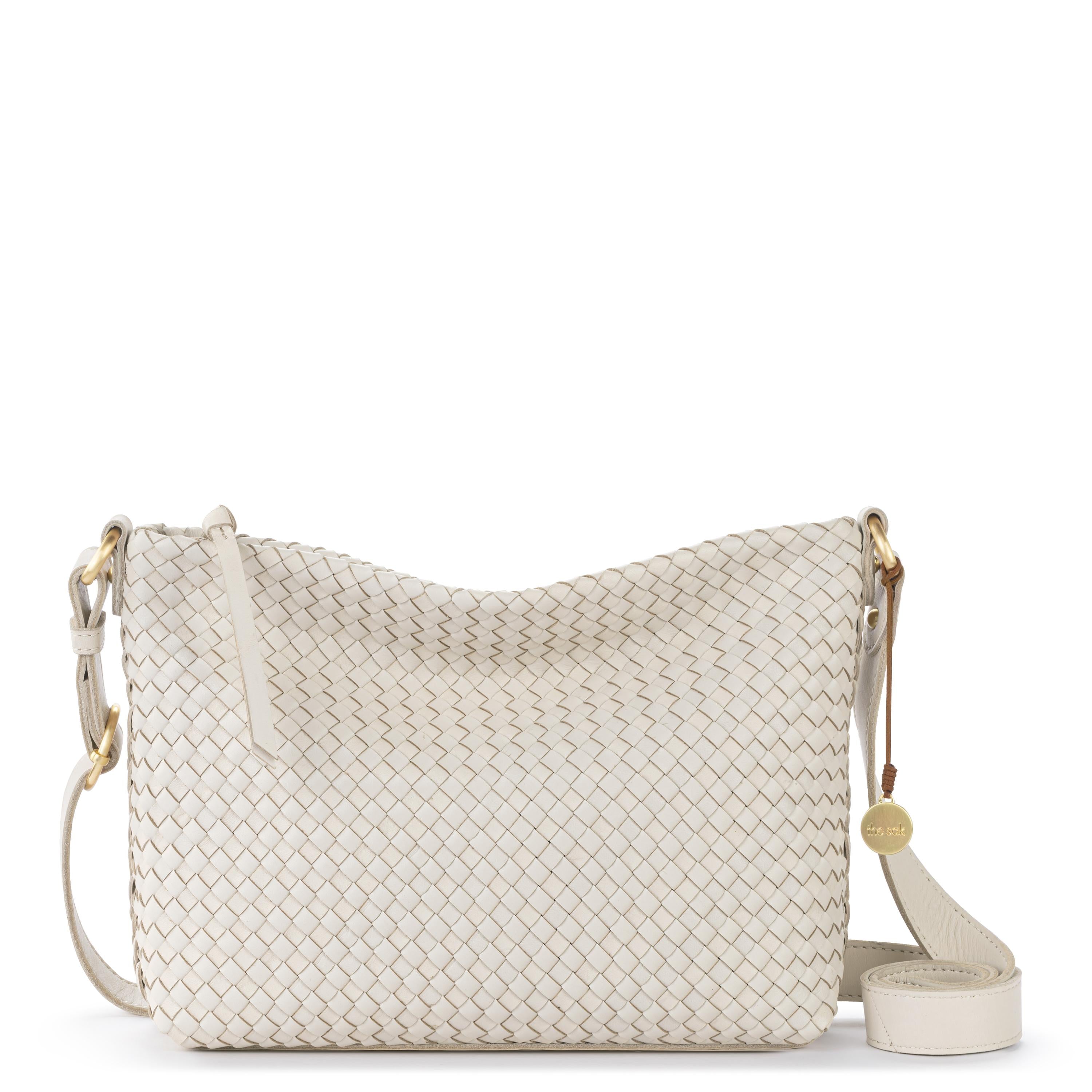 The Sak Melrose Crossbody - Leather - Stone Woven