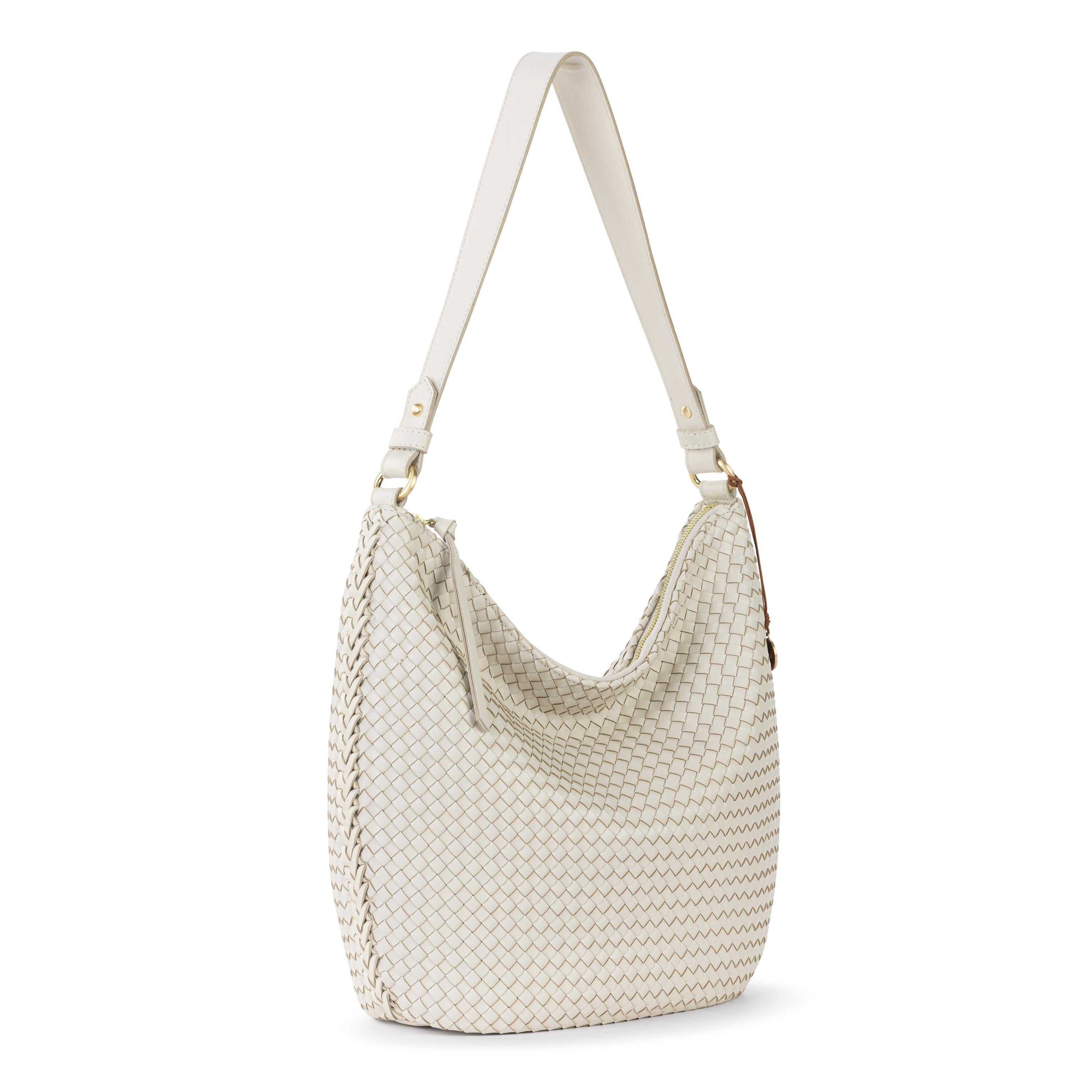 The Sak Sequoia Hobo - Leather - Stone Woven