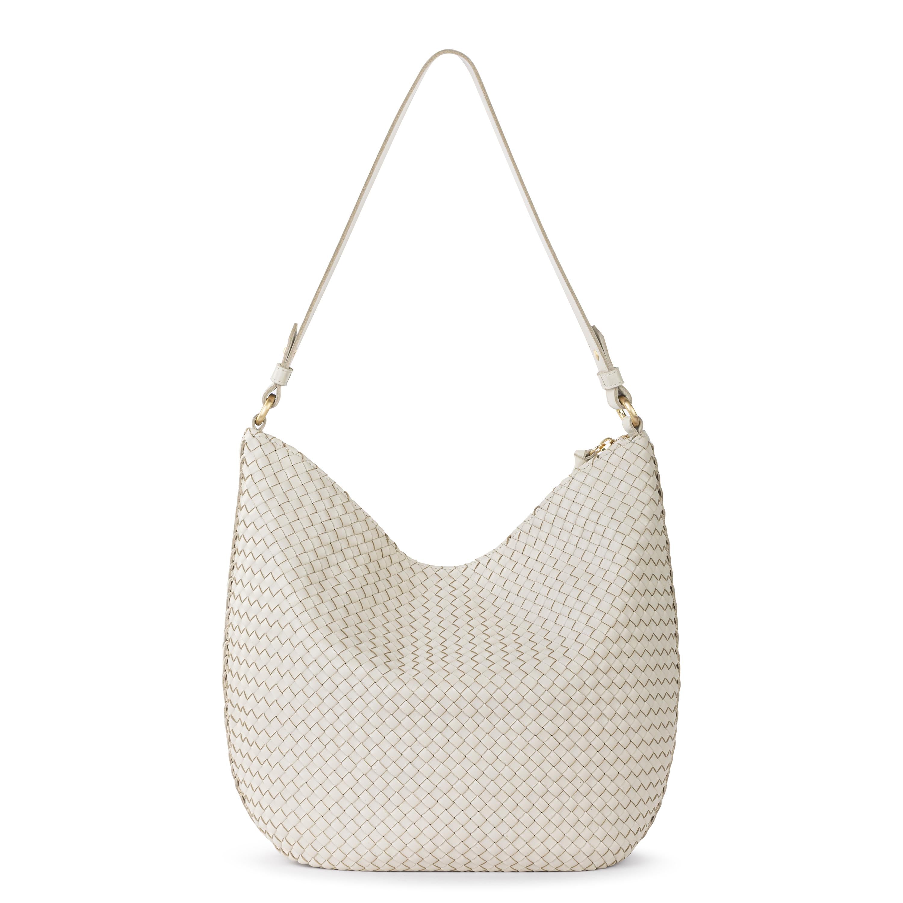 The Sak Sequoia Hobo - Leather - Stone Woven