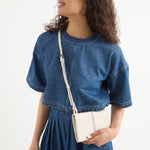 The Sak Los Feliz Phone Wallet - Leather - Stone