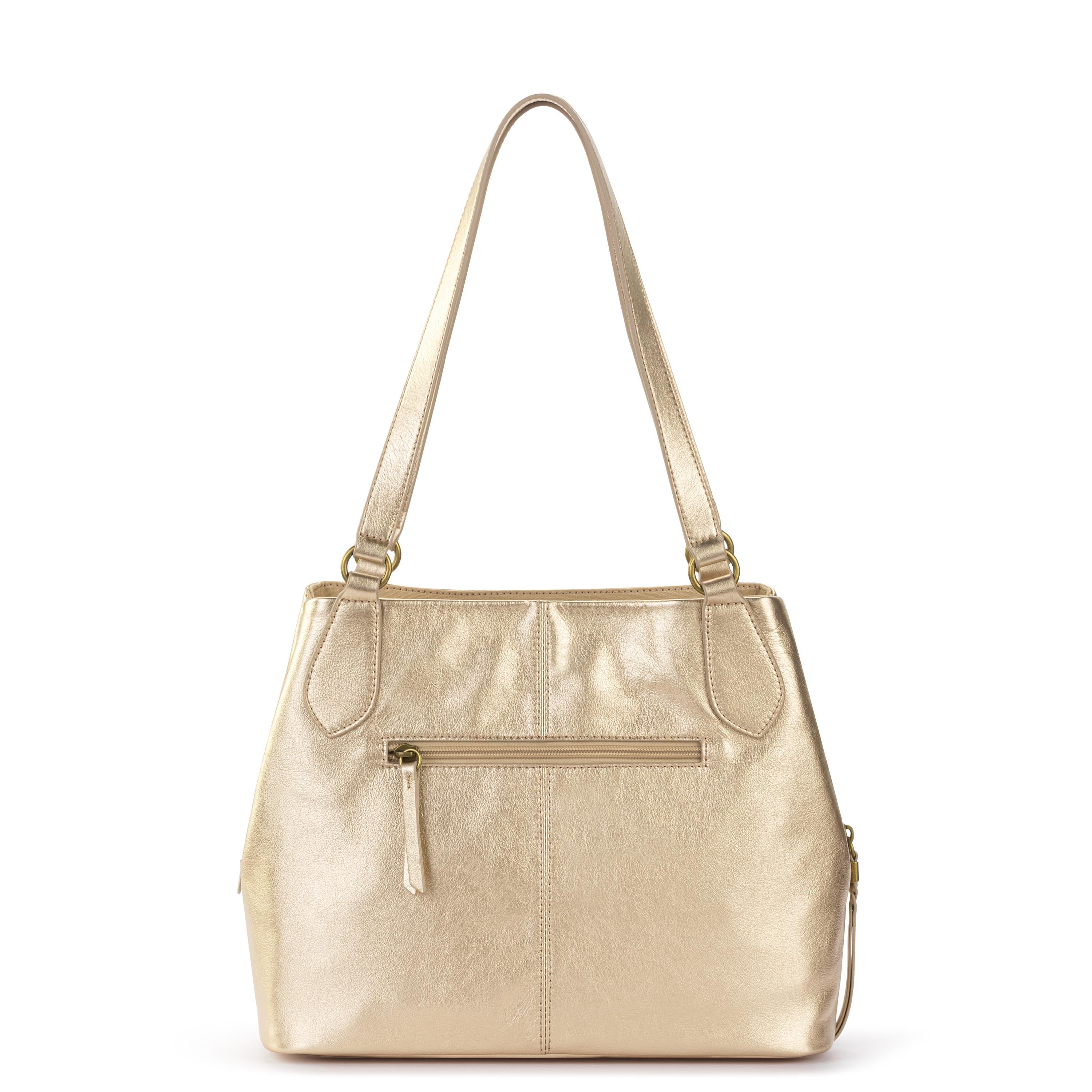 The Sak Melrose Satchel - Leather - Light Gold