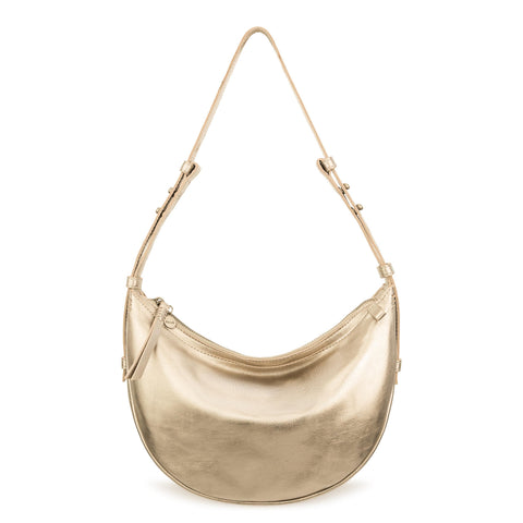 The Sak Tess Shoulder Bag - Leather - Light Gold