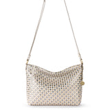 The Sak Melrose Crossbody - Leather - Stone Metallic Woven