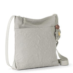 Sakroots Banyan Basic Crossbody - EcoTwill - Pebble Flower Blossom Quilted