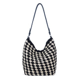 The Sak Sequoia Hobo - Hand Crochet - Black Ecru Shell