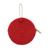 The Sak Circle Coin Pouch - Hand Crochet - Scarlet Heart
