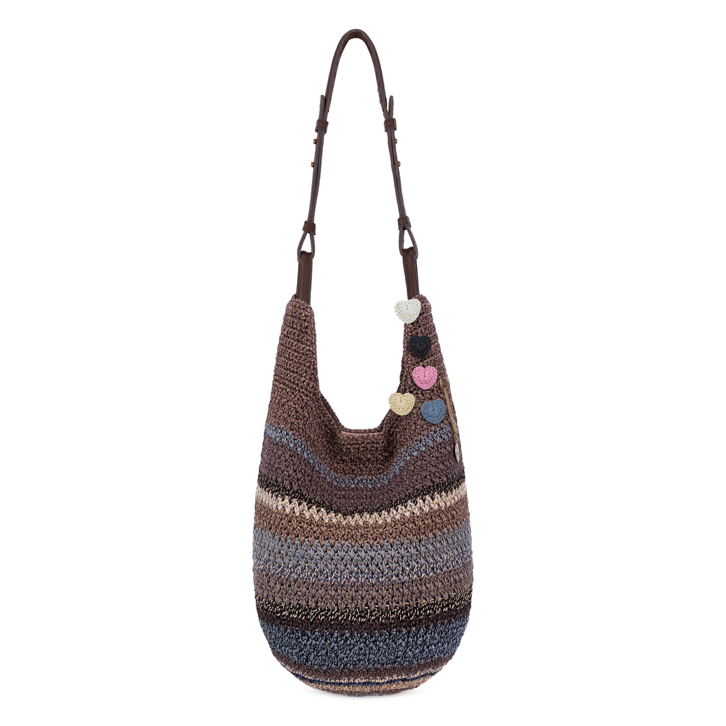 The Sak Los Feliz 120 Hobo - Hand Crochet - Aspen Stripe