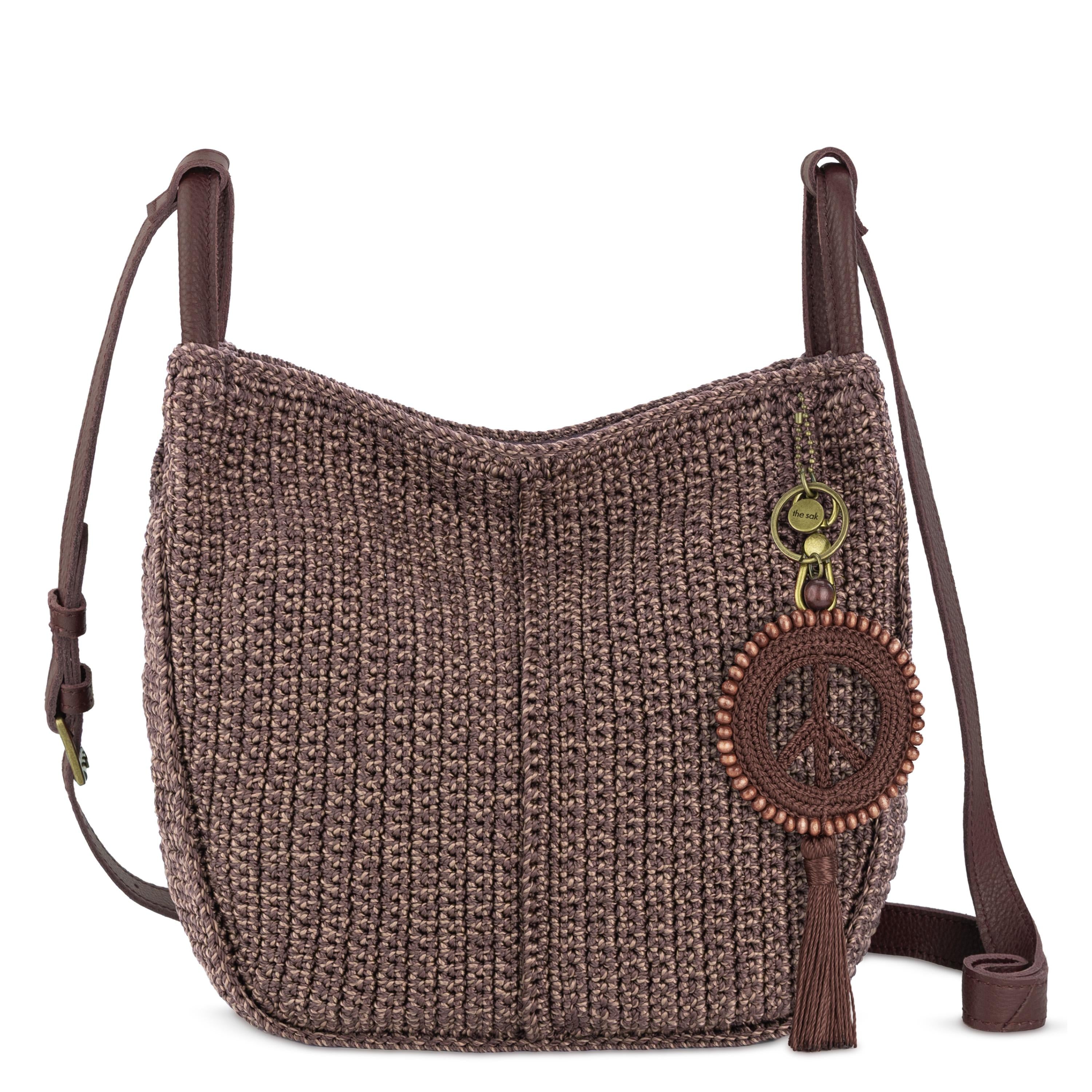 The Sak Los Feliz Crossbody - Hand Crochet - Nutmeg Static