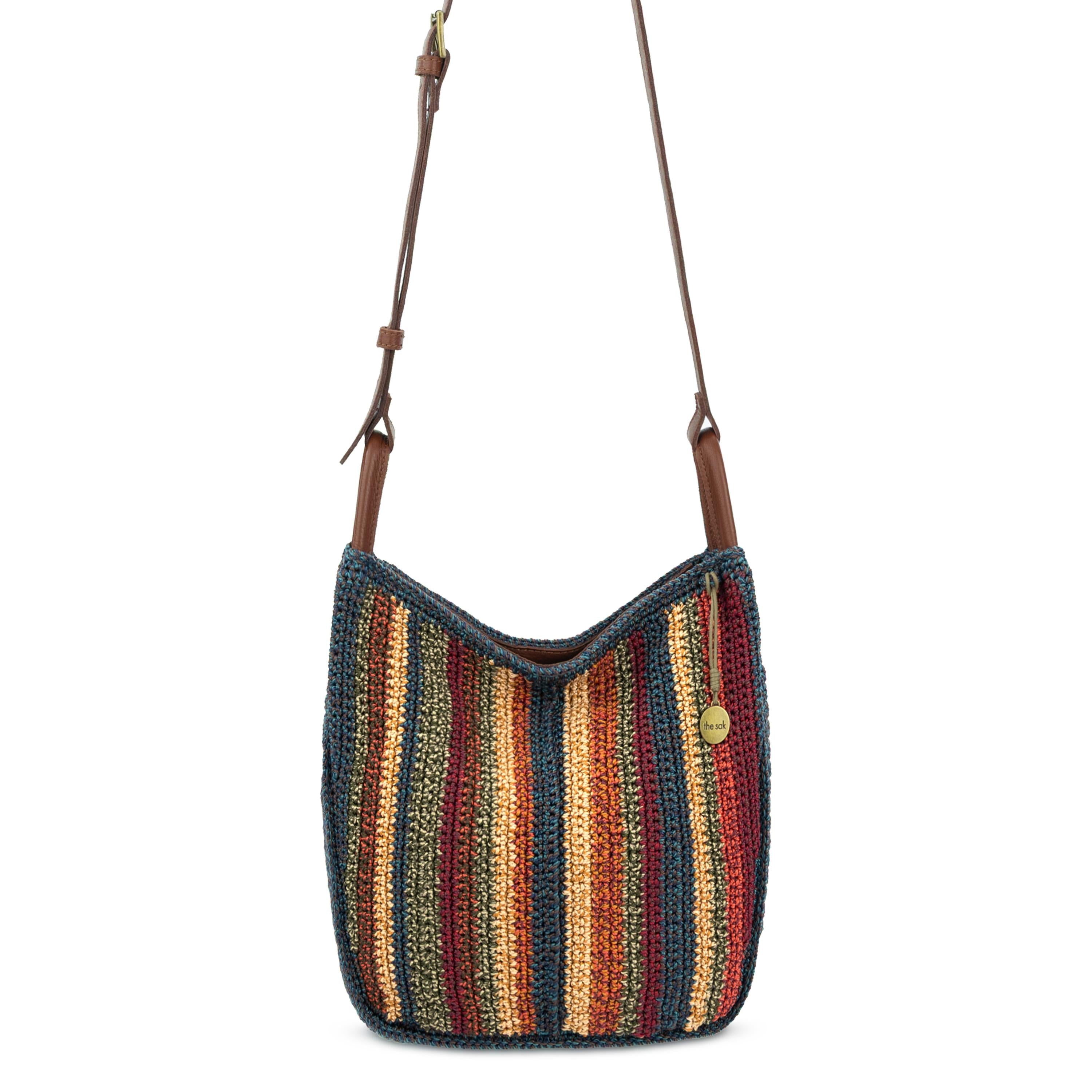 The Sak Los Feliz Crossbody - Hand Crochet - Woodland Stripe