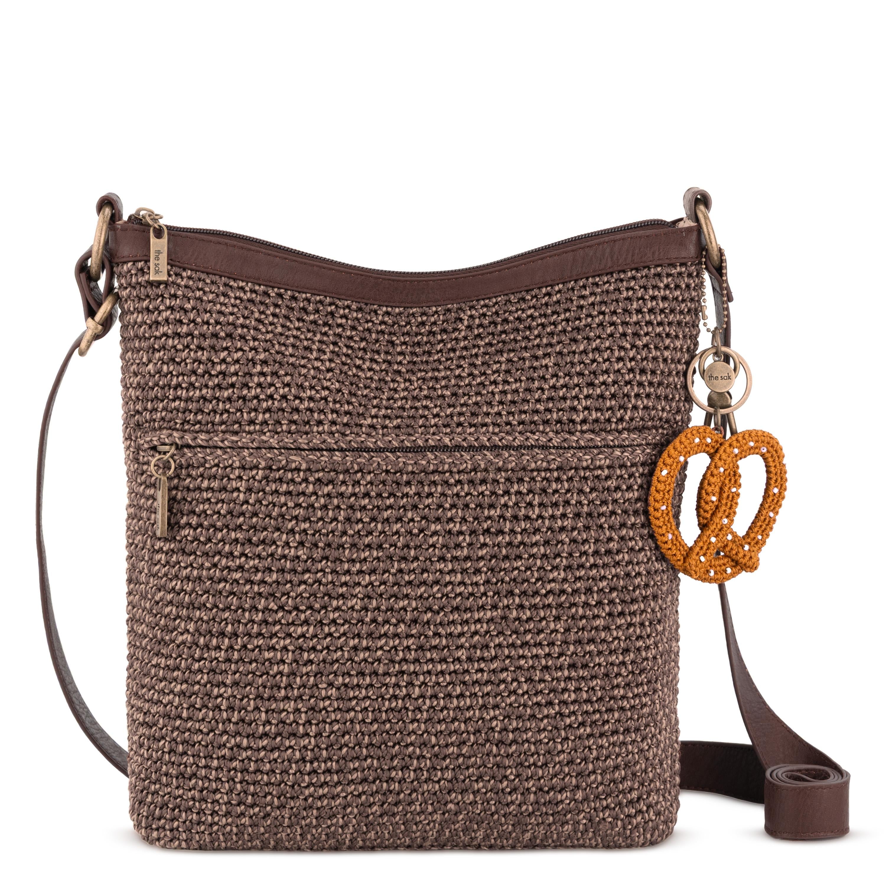 The Sak Lucia Crossbody - Hand Crochet - Nutmeg Static