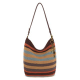The Sak Sequoia Hobo - Hand Crochet - Harvest Stripe