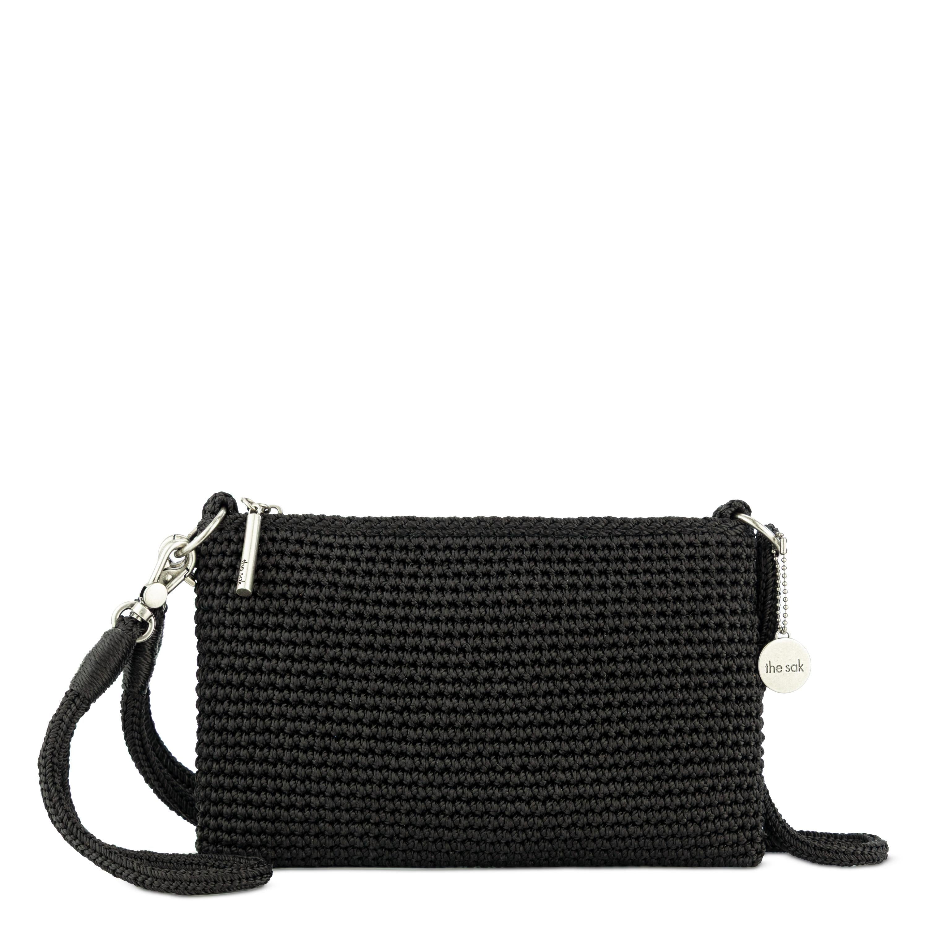 The Sak Vita Convertible Wristlet - Hand Crochet - Black