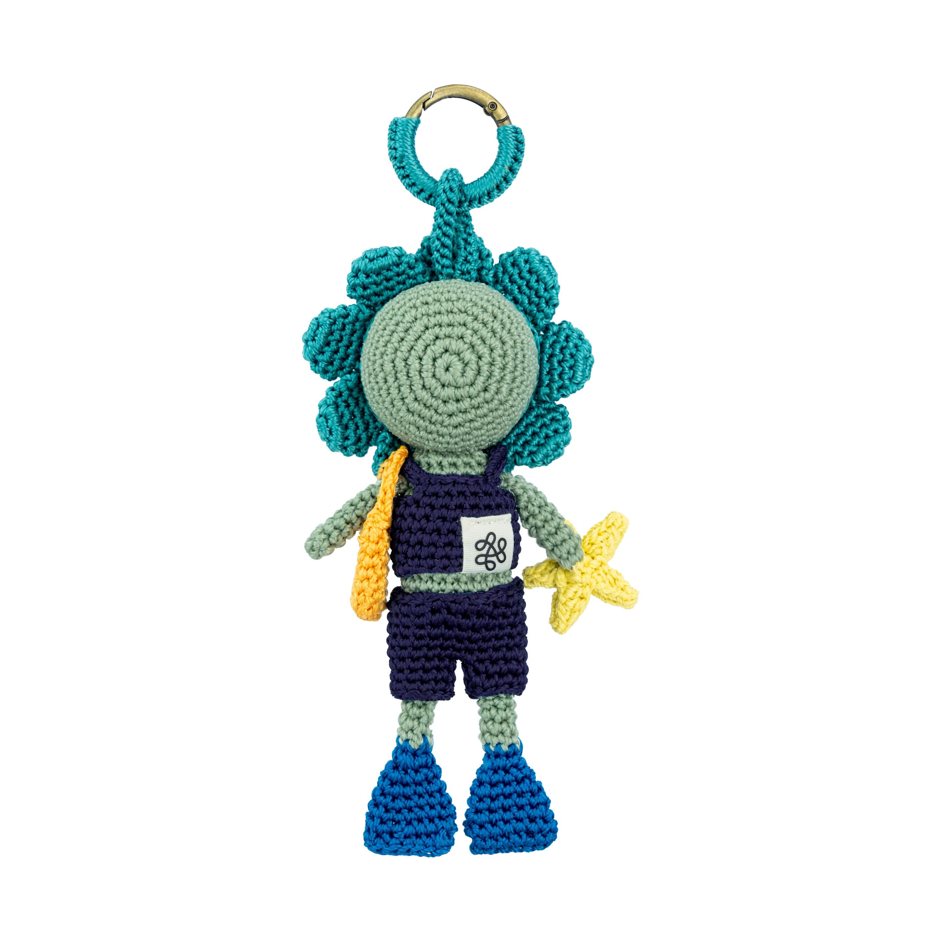 The Sak Sunbudz Sunflower Dangle - Hand Crochet - Oshee