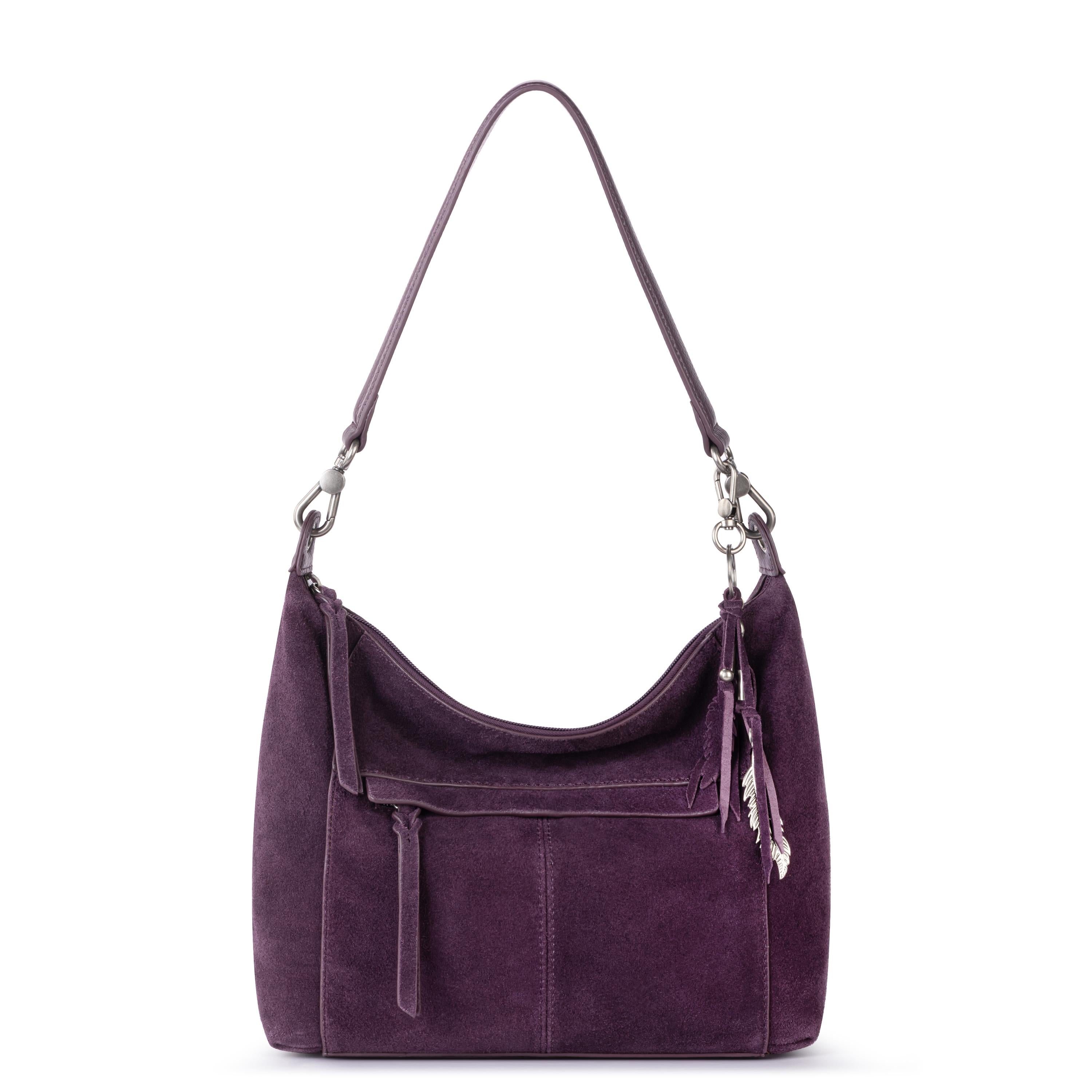 The Sak Alameda Hobo - Leather - Aubergine Suede