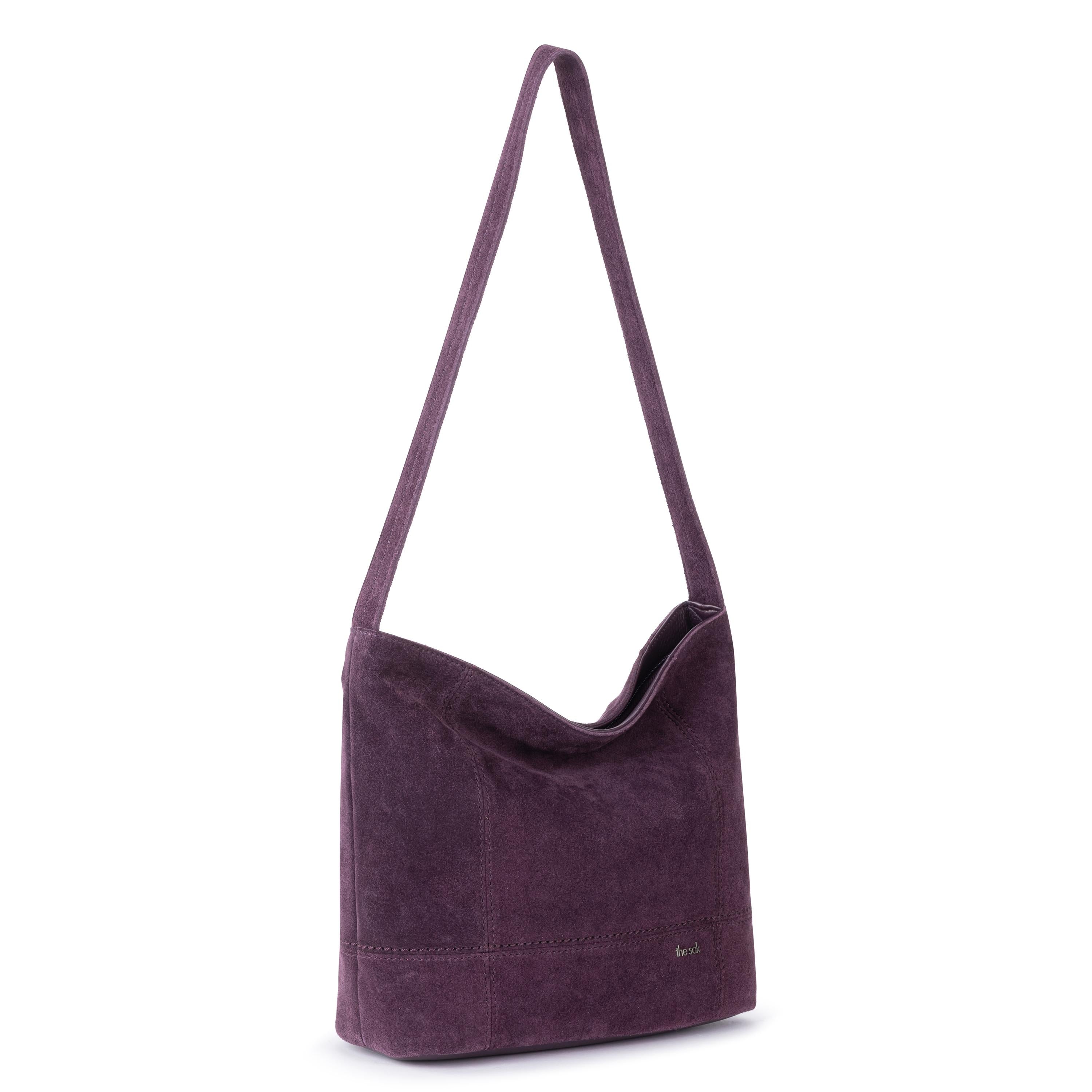 The Sak De Young Hobo - Leather - Aubergine Suede