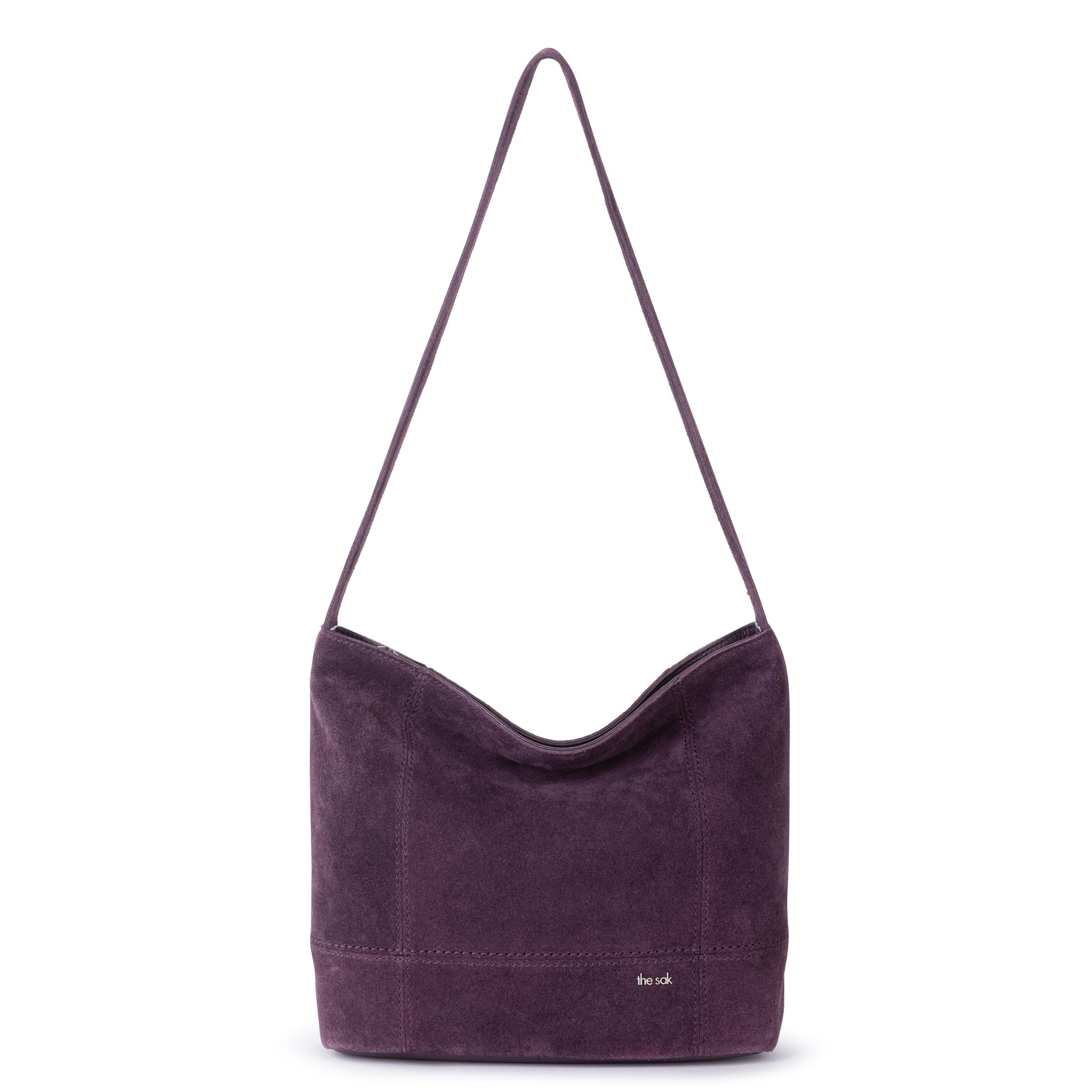 The Sak De Young Hobo - Leather - Aubergine Suede