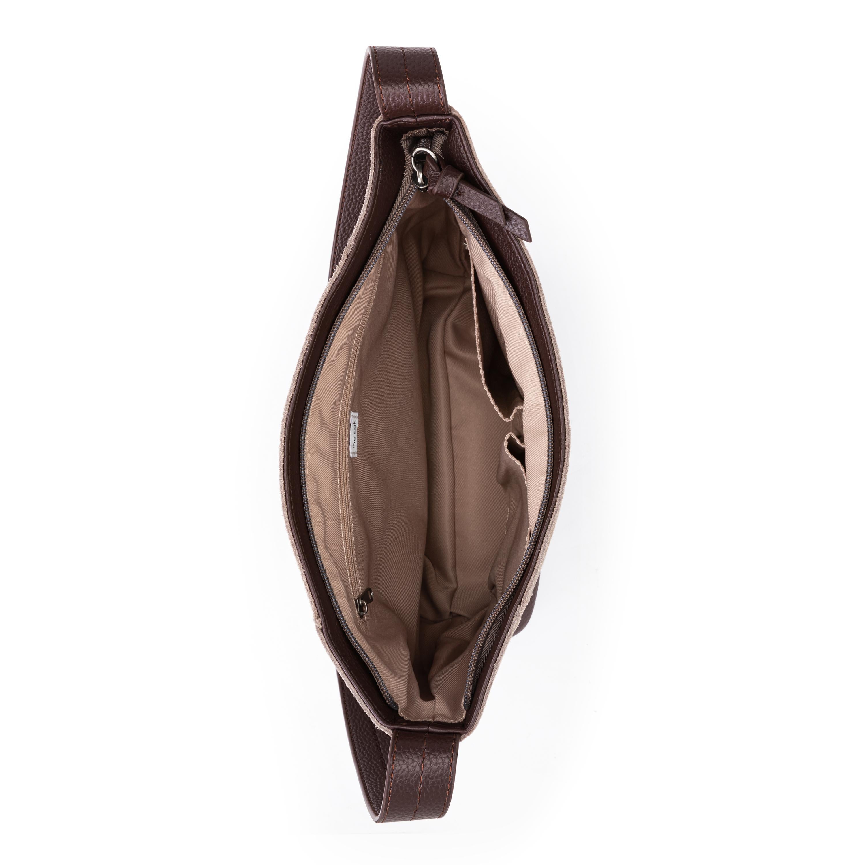 The Sak De Young Hobo - Leather - Mushroom Suede Block