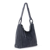 The Sak Los Feliz Bucket Hobo - Leather - Storm Grey Suede