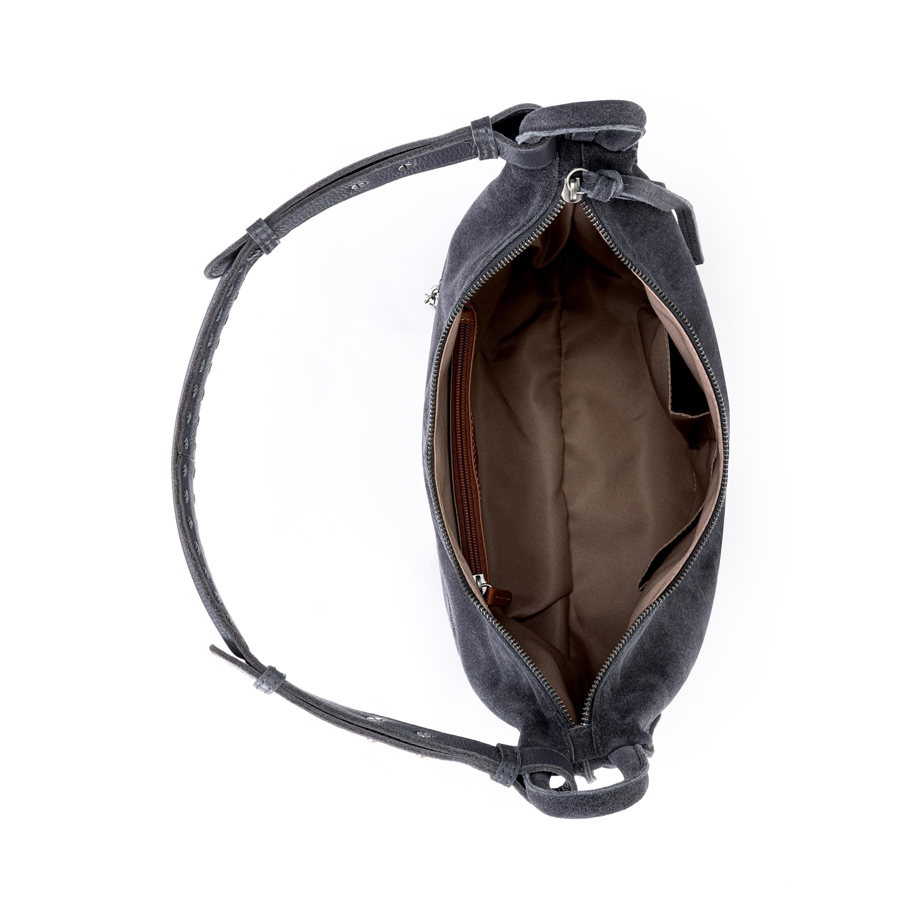 The Sak Los Feliz Bucket Hobo - Leather - Storm Grey Suede