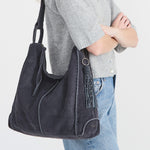 The Sak Los Feliz Bucket Hobo - Leather - Storm Grey Suede