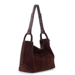 The Sak Los Feliz Medium Tote - Leather - Mahogany Suede