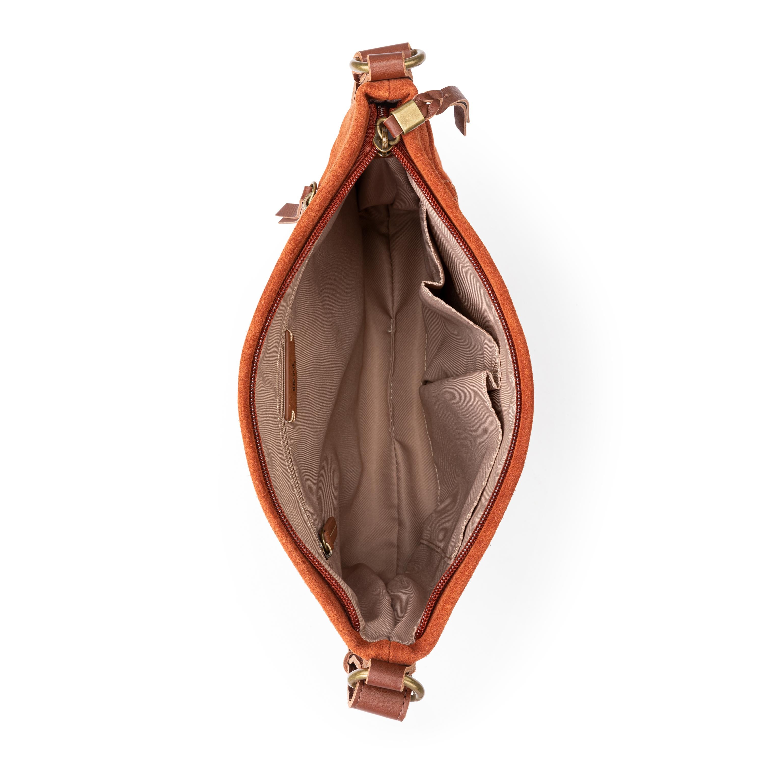The Sak Melrose Crossbody - Leather - Persimmon Suede