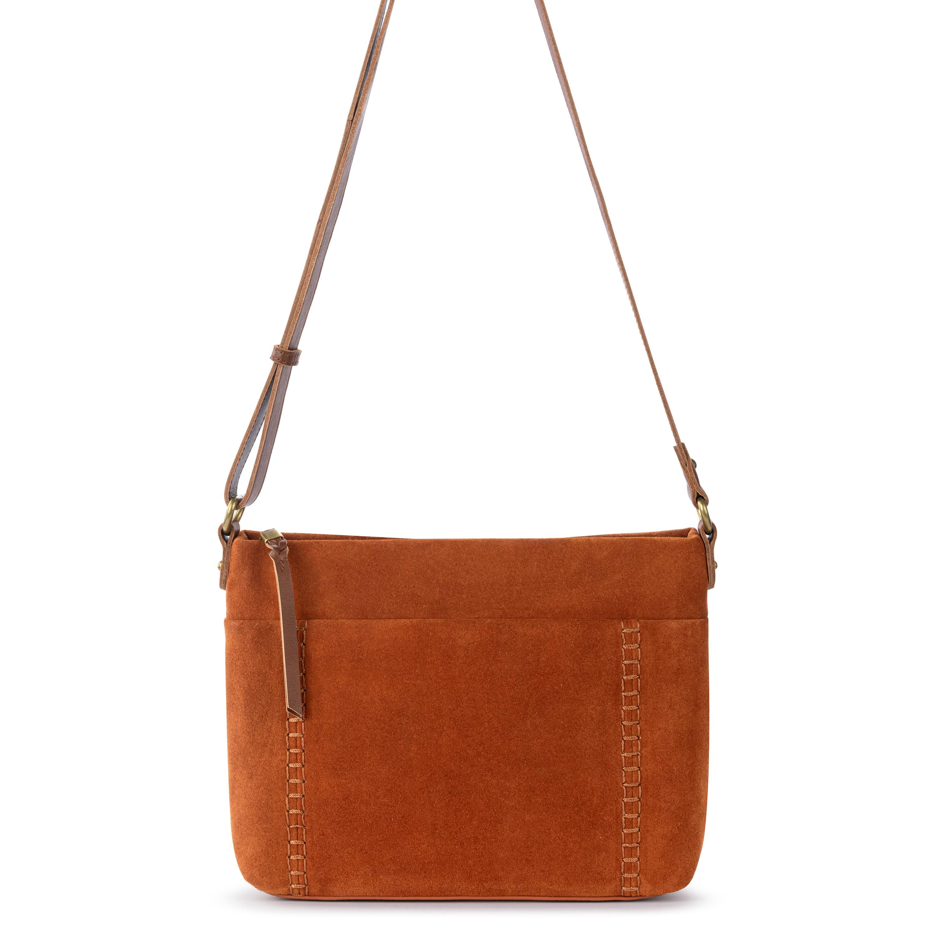 The Sak Melrose Crossbody - Leather - Persimmon Suede