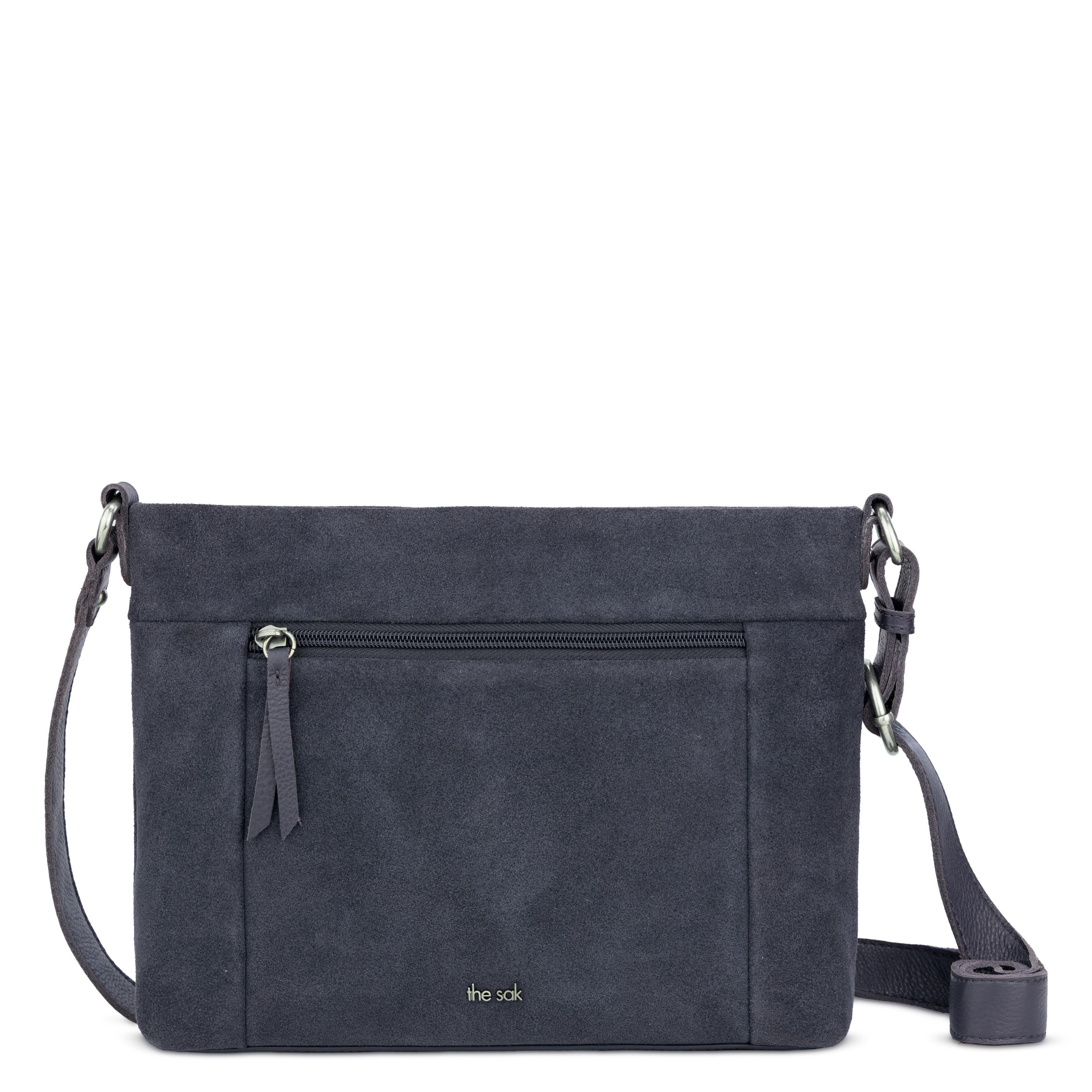 The Sak Melrose Crossbody - Leather - Storm Grey Suede