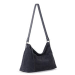 The Sak Melrose Shoulder Bag - Leather - Storm Grey Suede