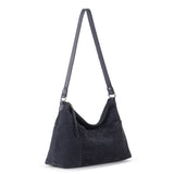 The Sak Melrose Shoulder Bag - Leather - Storm Grey Suede