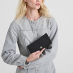 The Sak Mira Large Wallet - Leather - Black