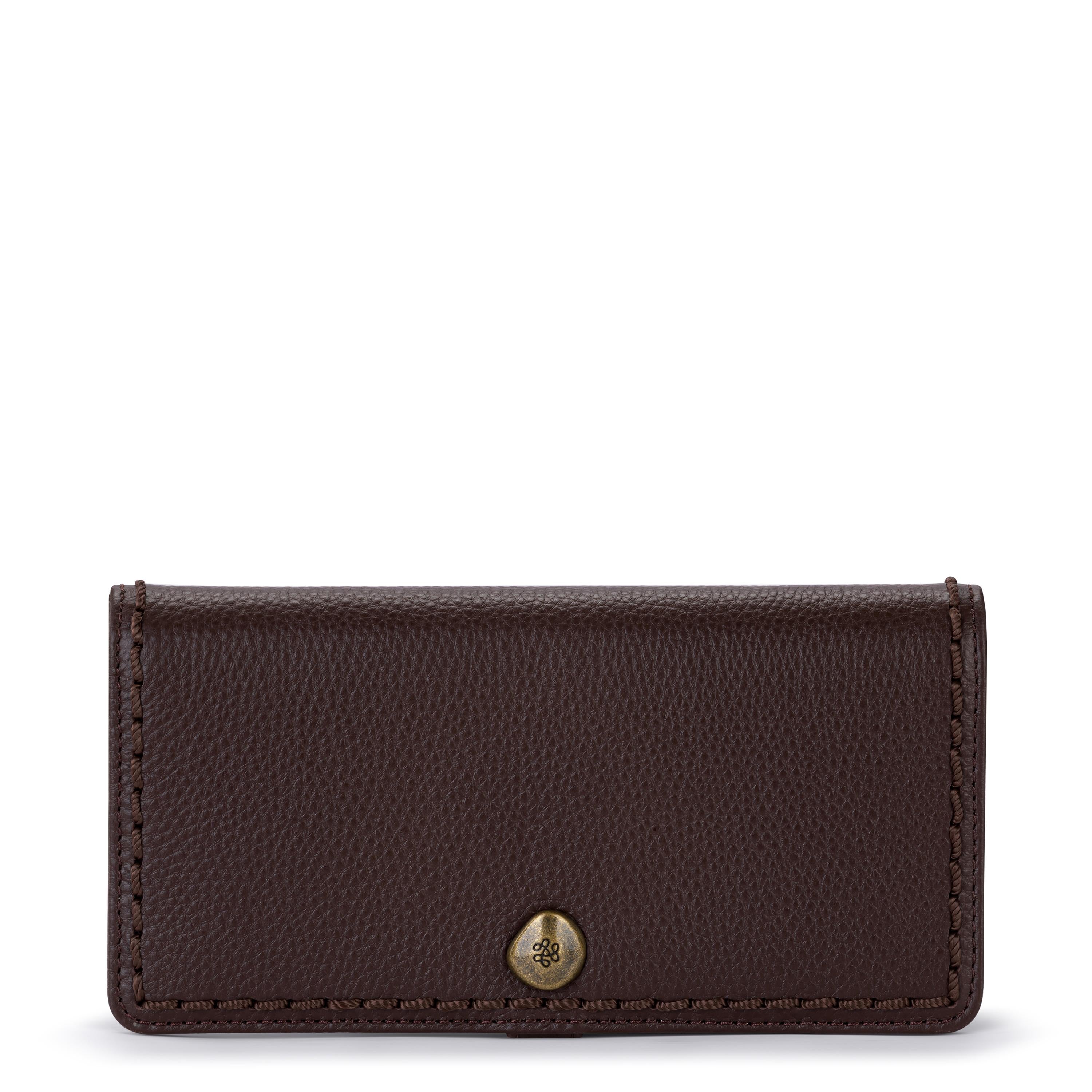 The Sak Mira Large Wallet - Leather - Mahogany
