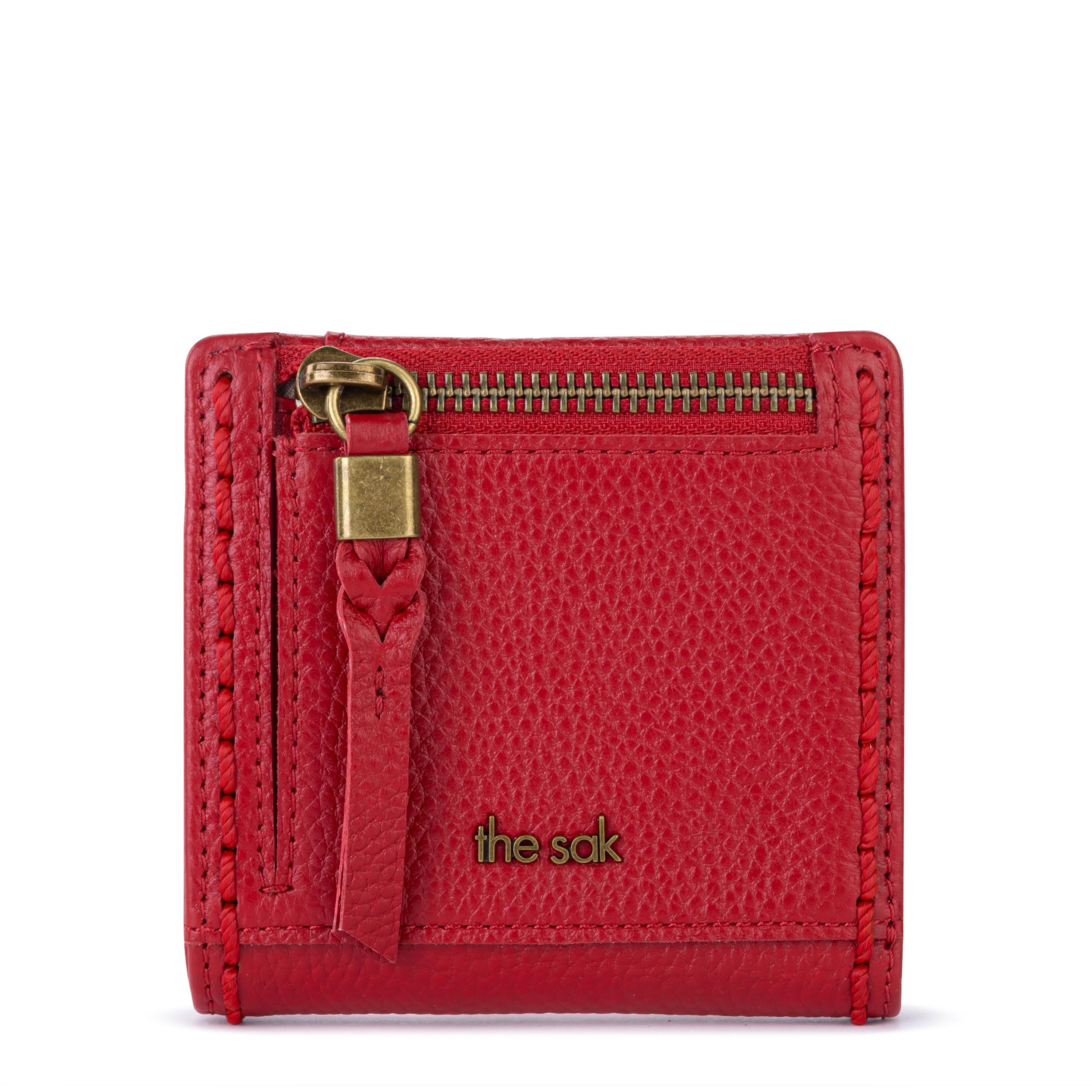 The Sak Mira Small Wallet - Leather - Scarlet