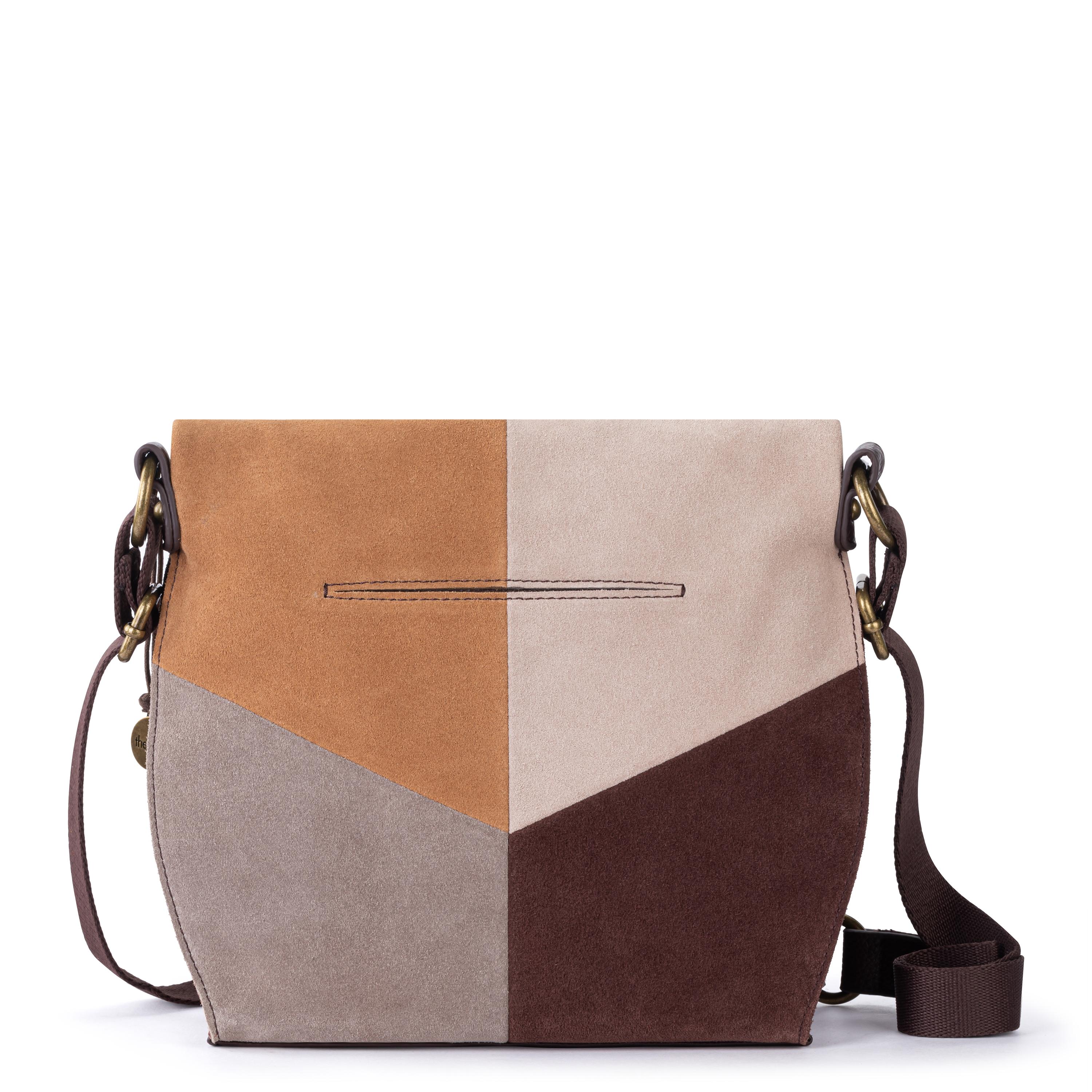 The Sak Silverlake Flap Crossbody - Leather - Mahogany Suede Block