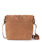 The Sak Silverlake Flap Crossbody - Leather - Tan Suede Whimsy Floral Embroidery