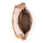 The Sak Silverlake Flap Crossbody - Leather - Tan Suede Whimsy Floral Embroidery