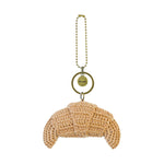 The Sak Yarnicharmz Dangle - Hand Crochet - Croissant